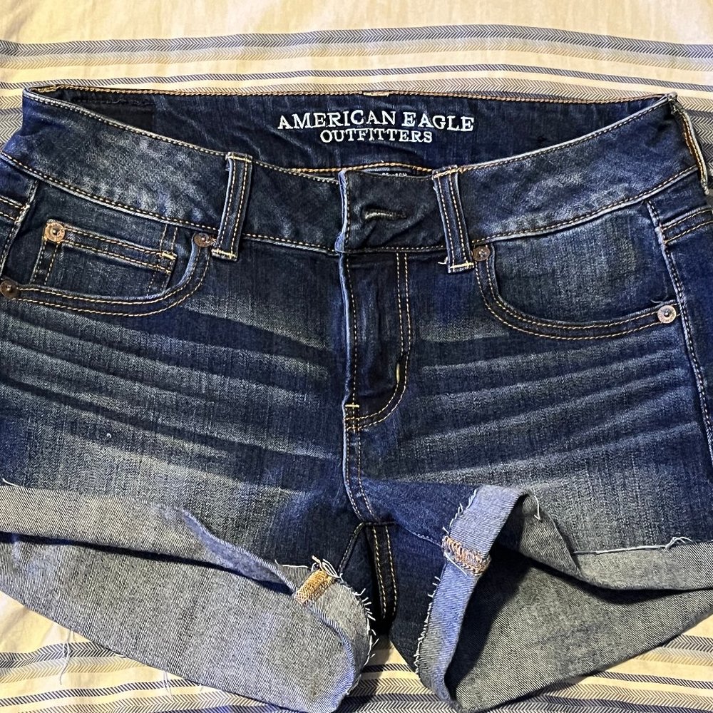 American Eagle Hi-Rise Shortie Shorts